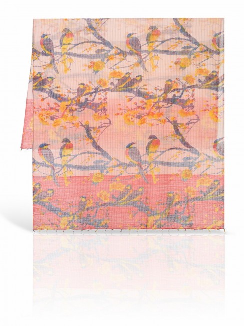 Палантин Женский SW-BIRD.LONGTAIL/PEACH